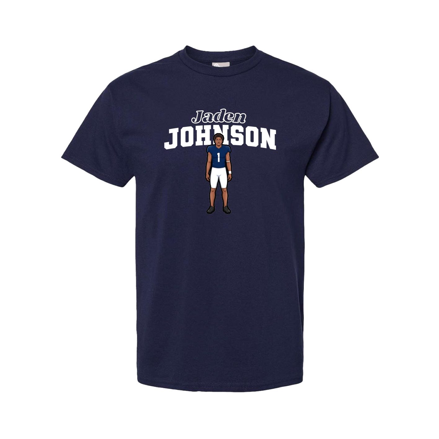 Tee — Name Arch in Navy
