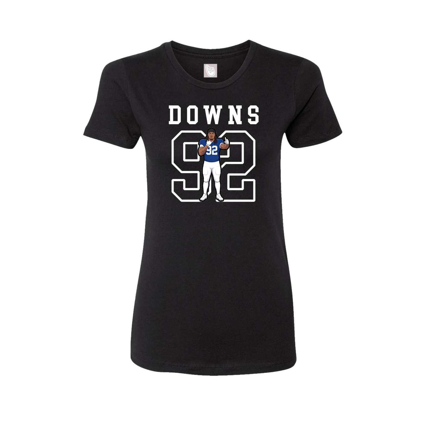 Fitted Women's Tee — Shirsey in Black