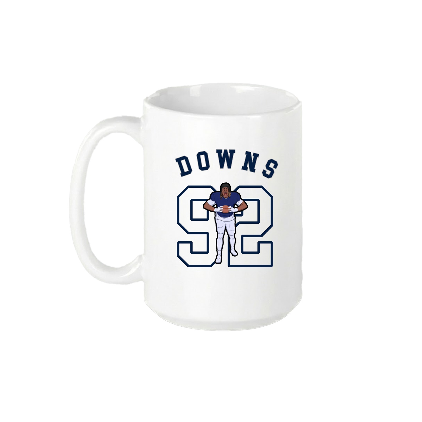 15oz Coffee Mug — Shirsey Arch in White