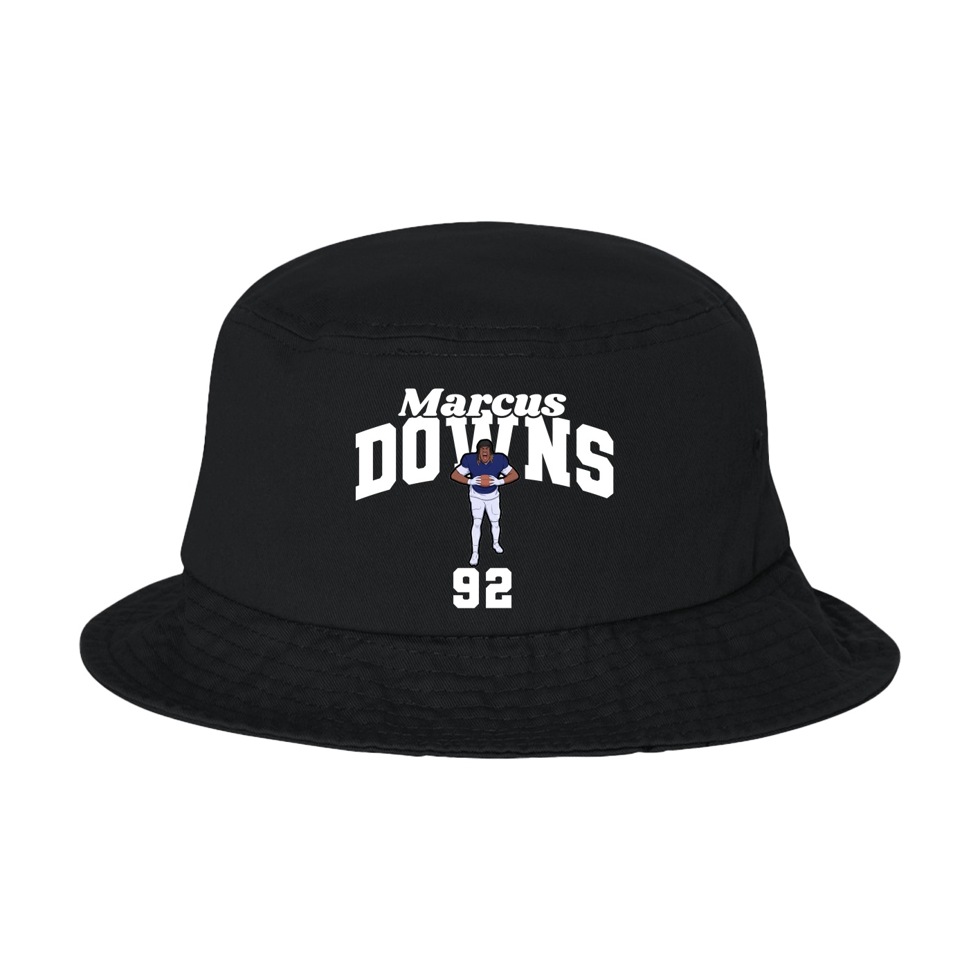 Bucket Cap — Signature Arch in Black