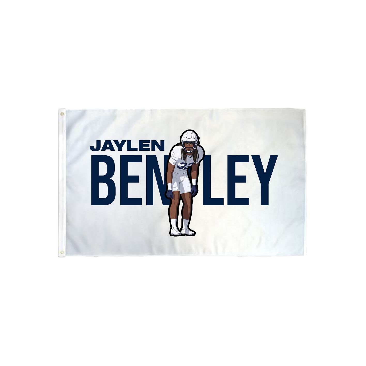 3x5 Flag — Player Name in Classic