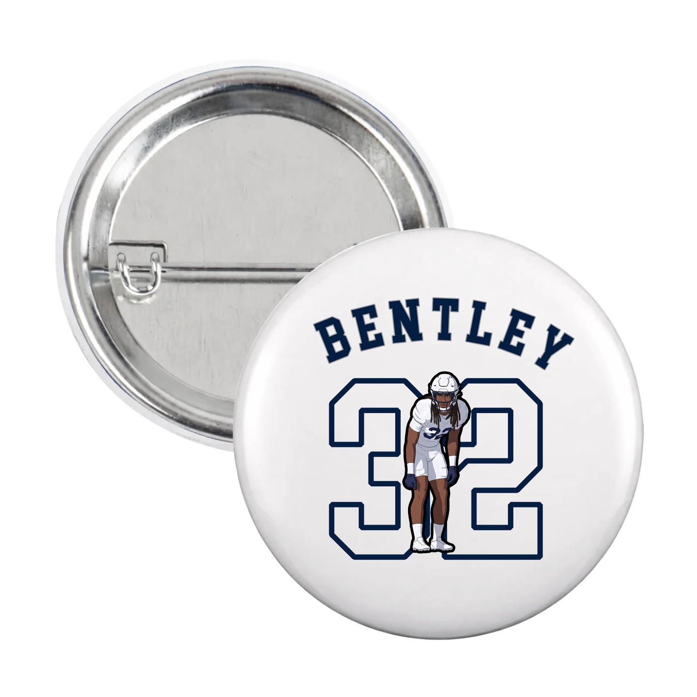 Game Day Button — Shirsey Arch in White