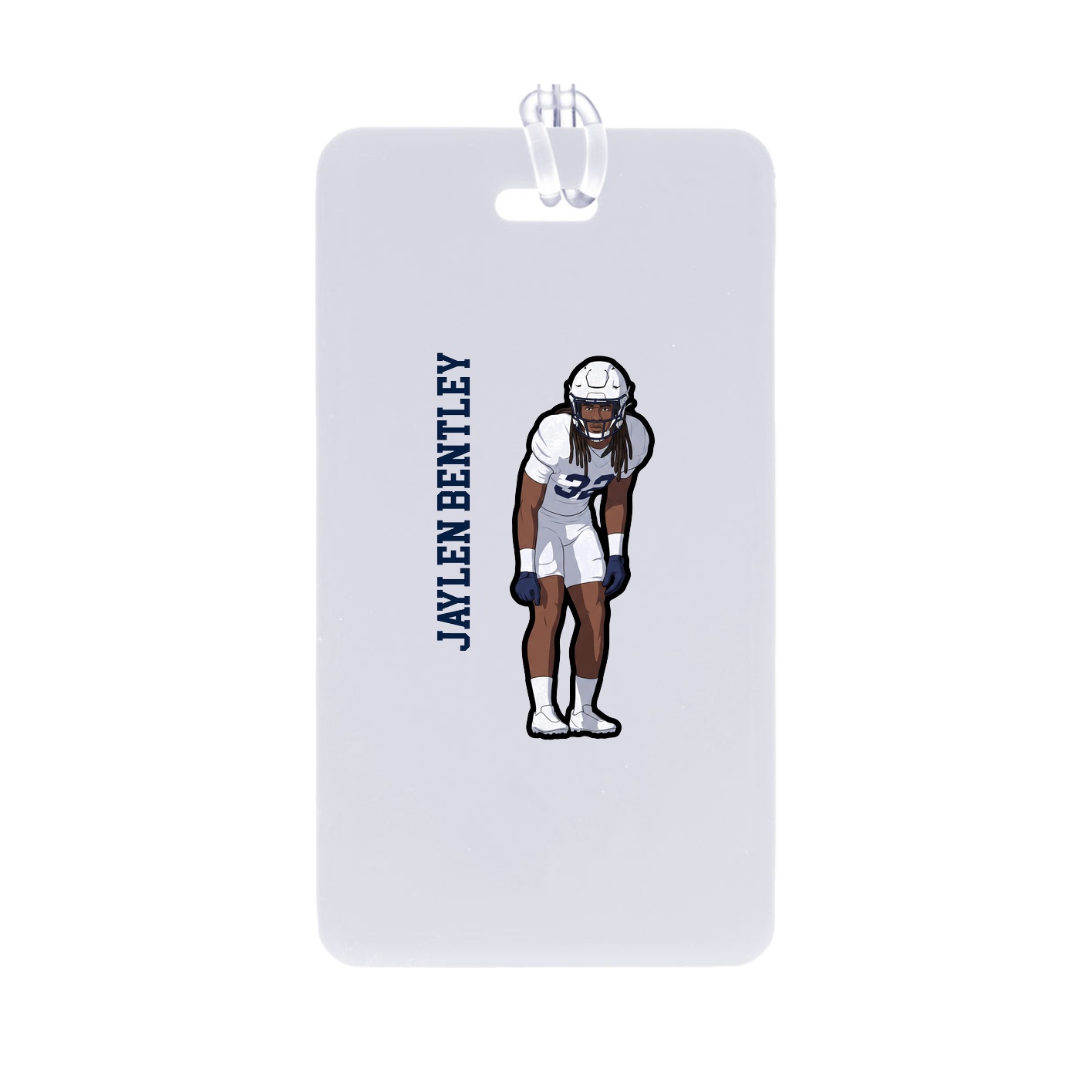 Bag Tag — Name Vertical in Classic