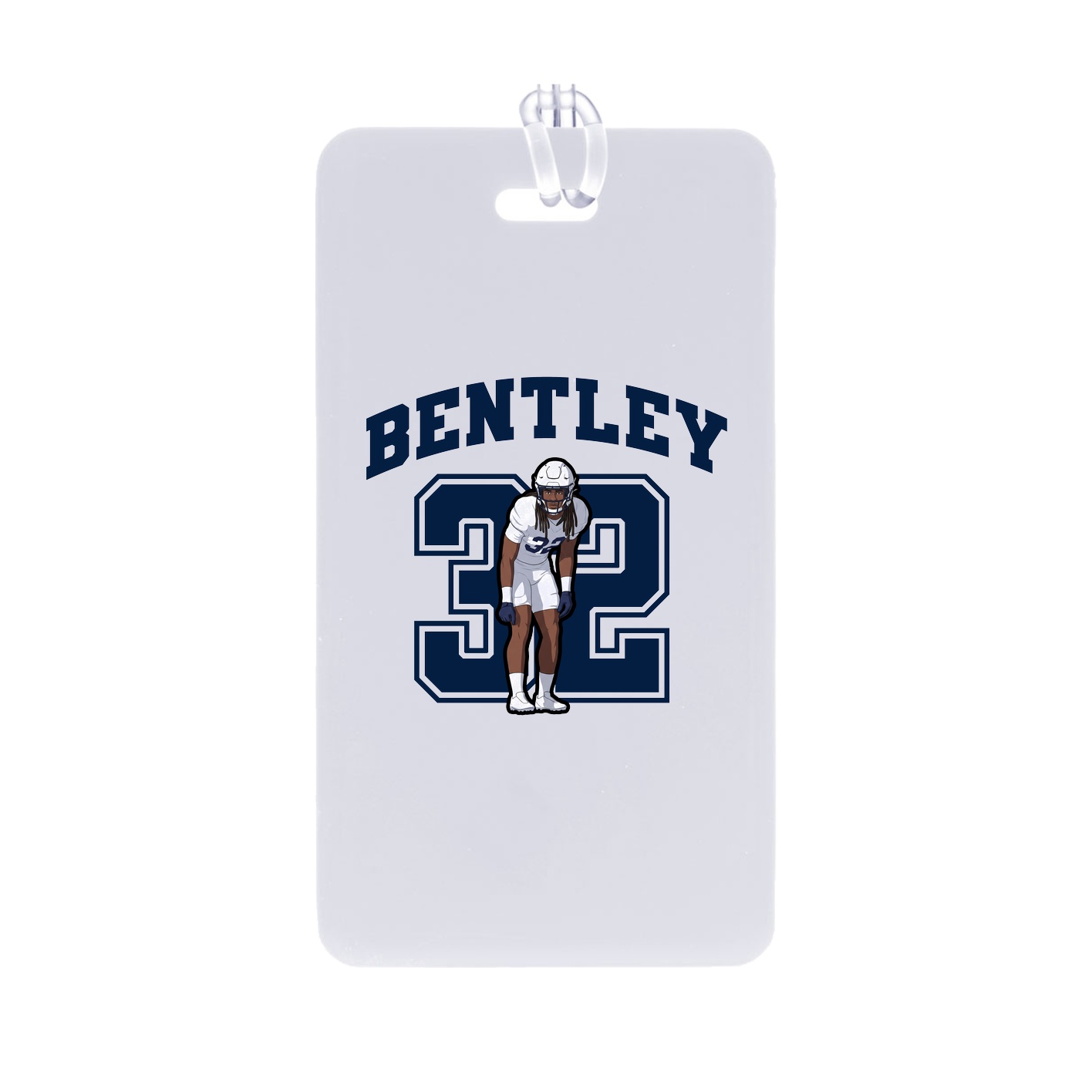 Bag Tag — Number in Classic