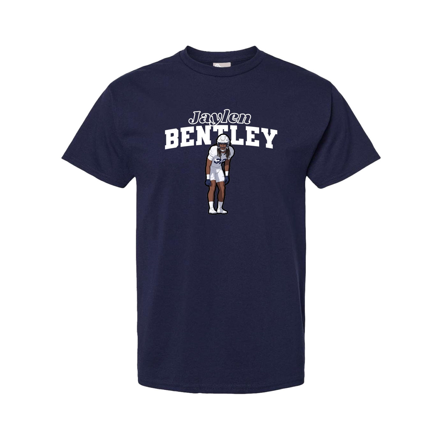 Youth Tee — Name Arch in Navy
