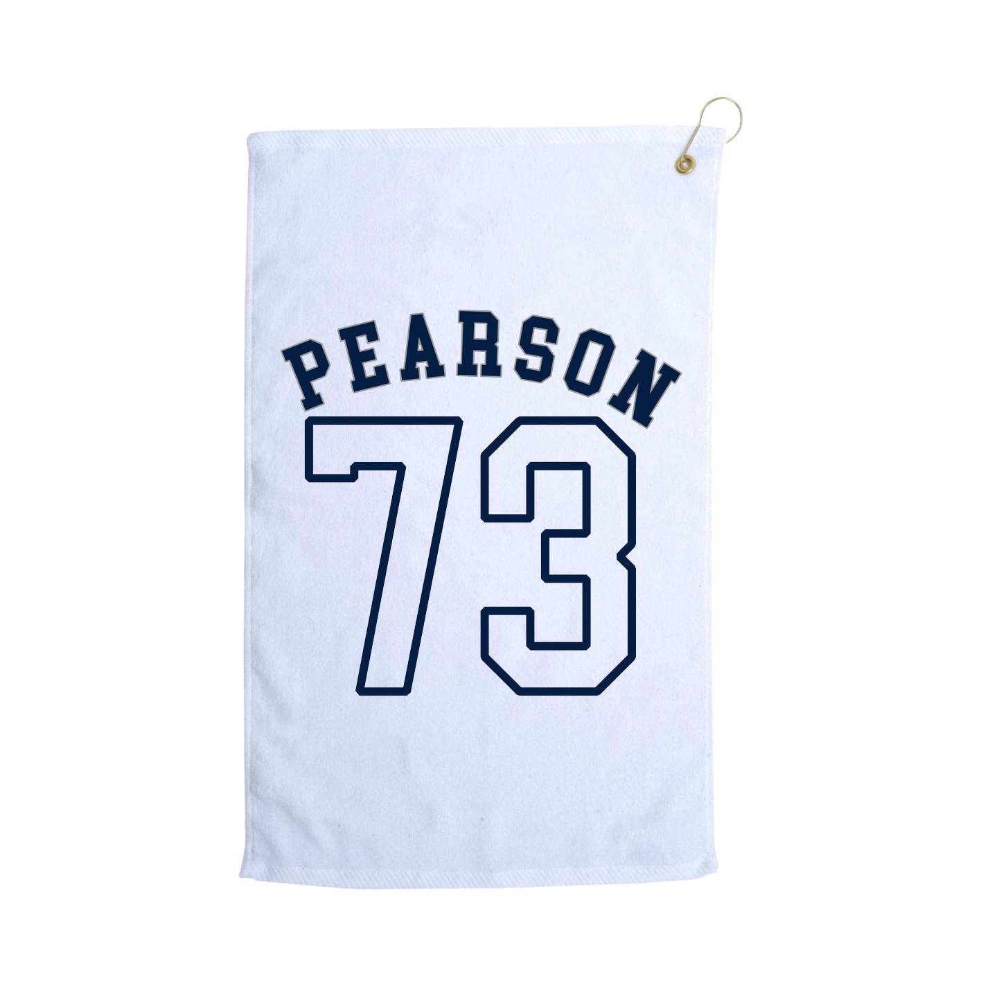 Golf Towel — Shirsey Arch in White