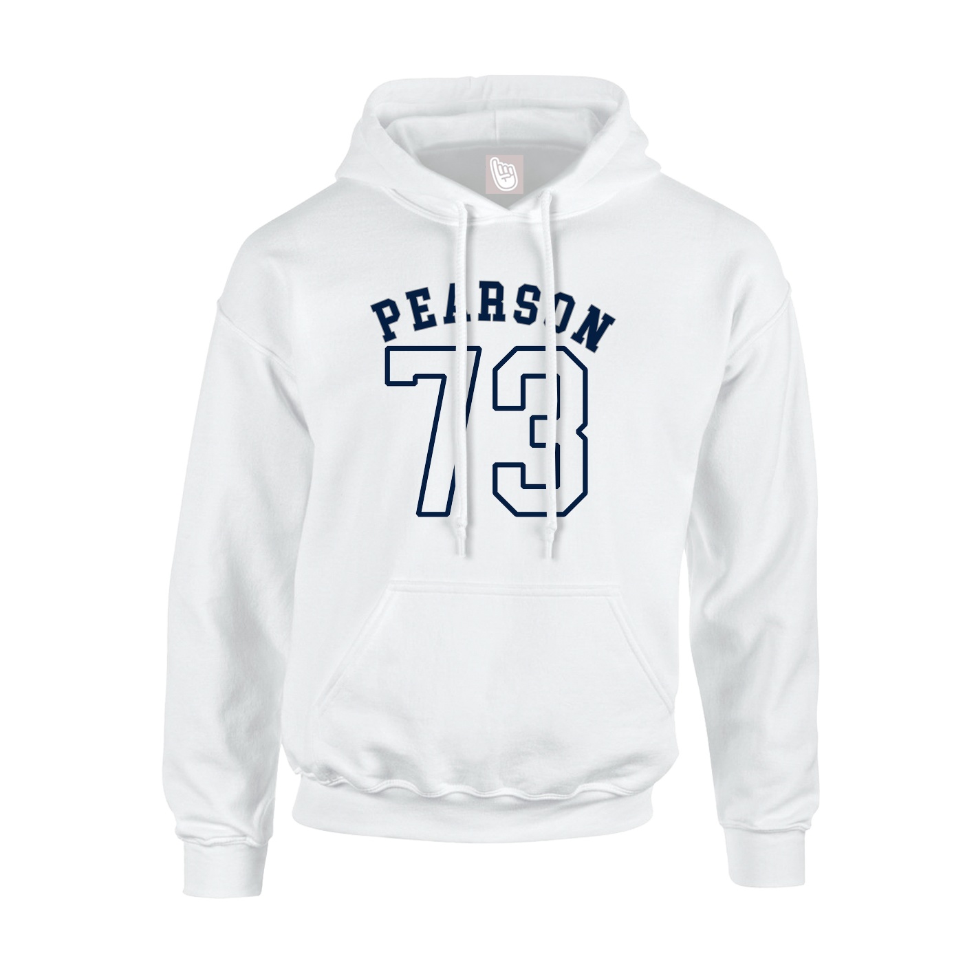Hoodie — Shirsey Arch in White