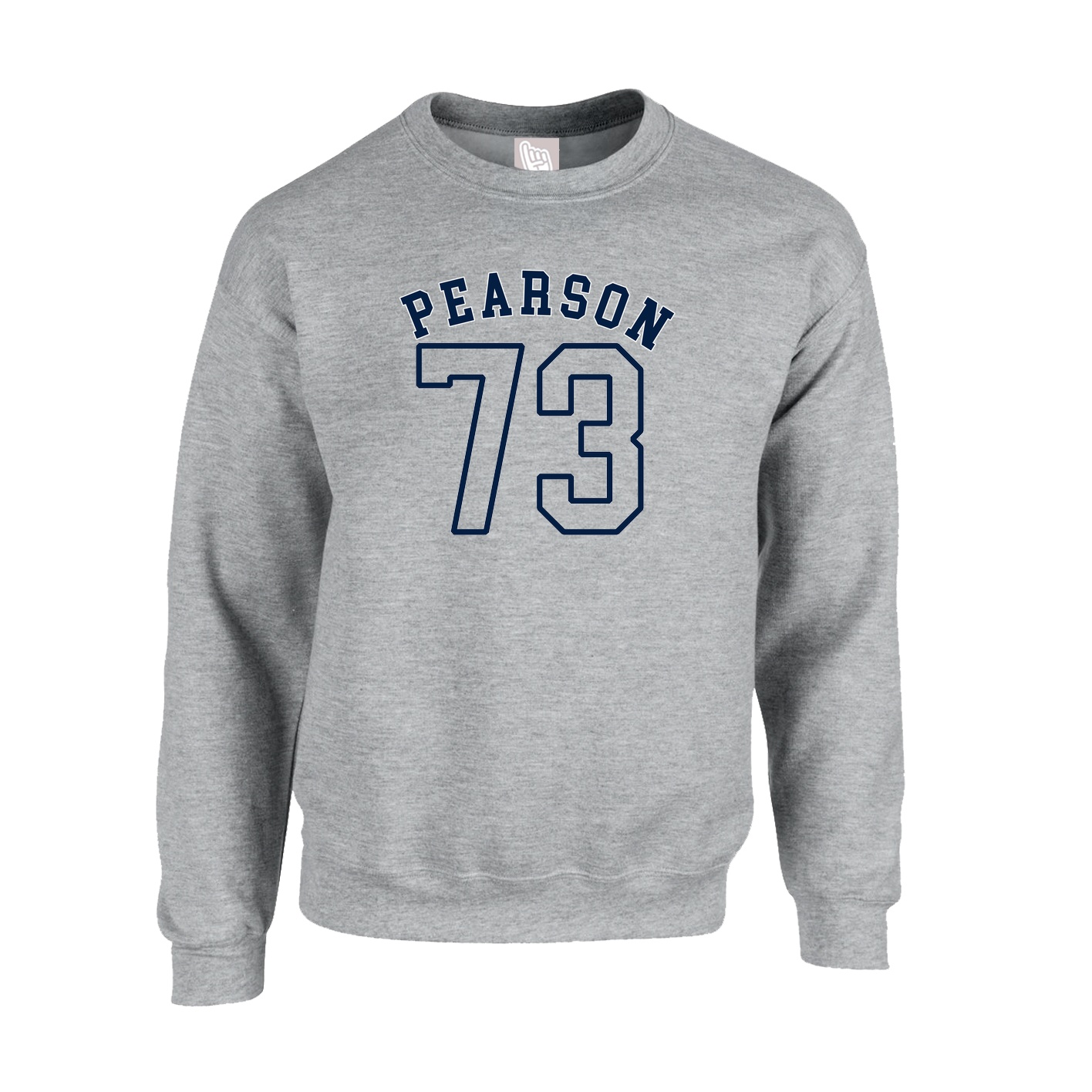 Fleece Crew — Shirsey Arch in Grey