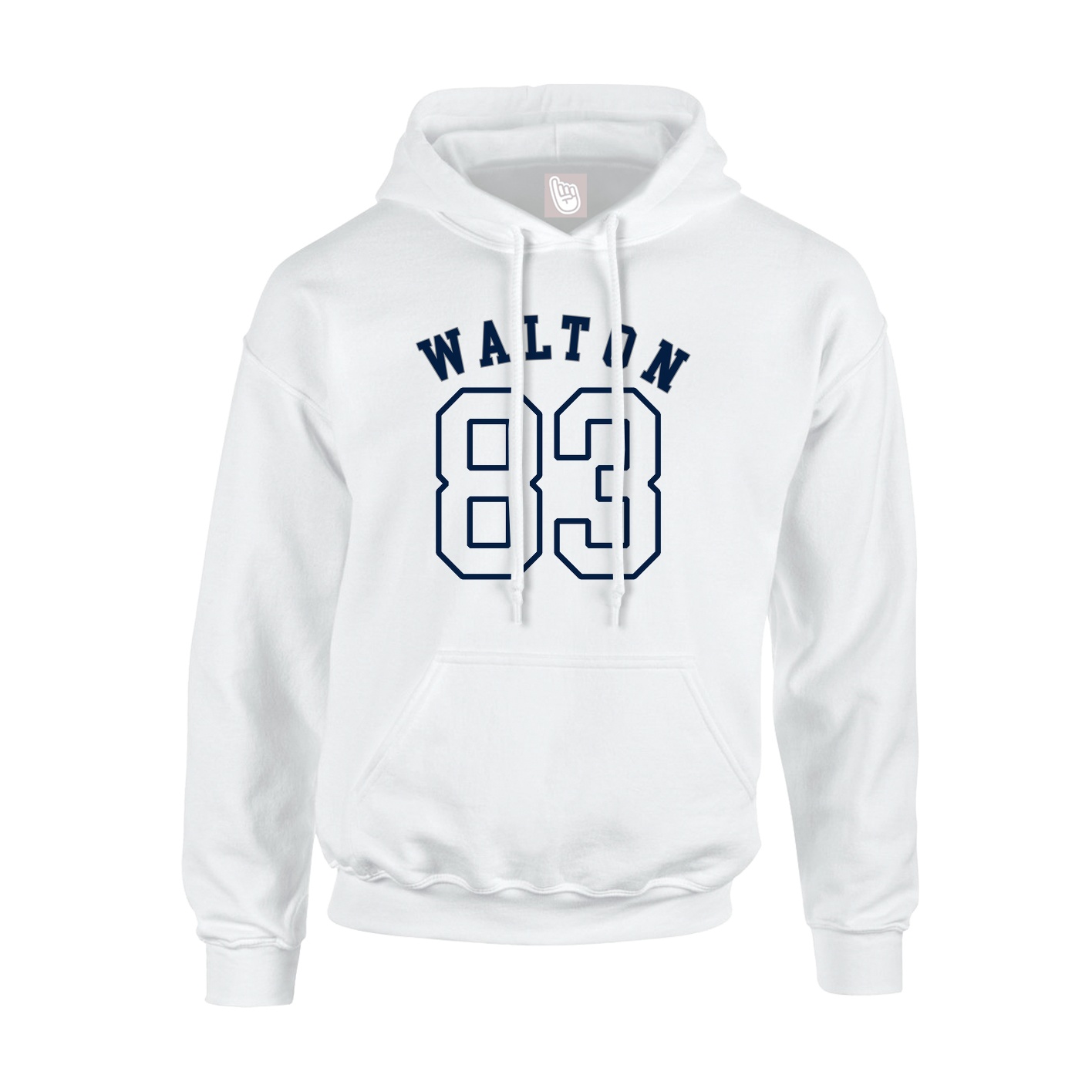 Hoodie — Shirsey Arch in White