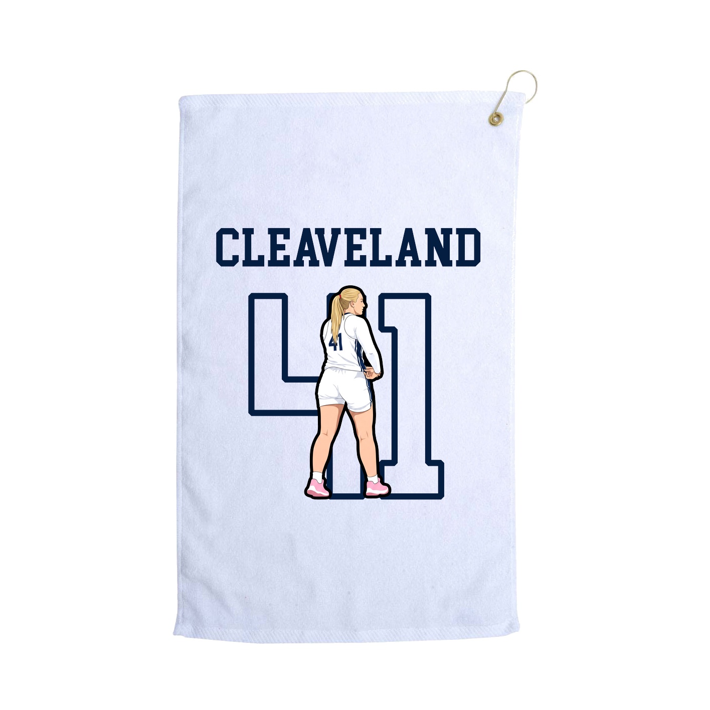 Golf Towel — Shirsey in White