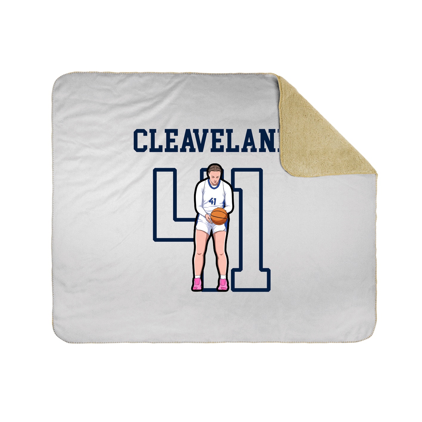 Throw Blanket — Shirsey in White
