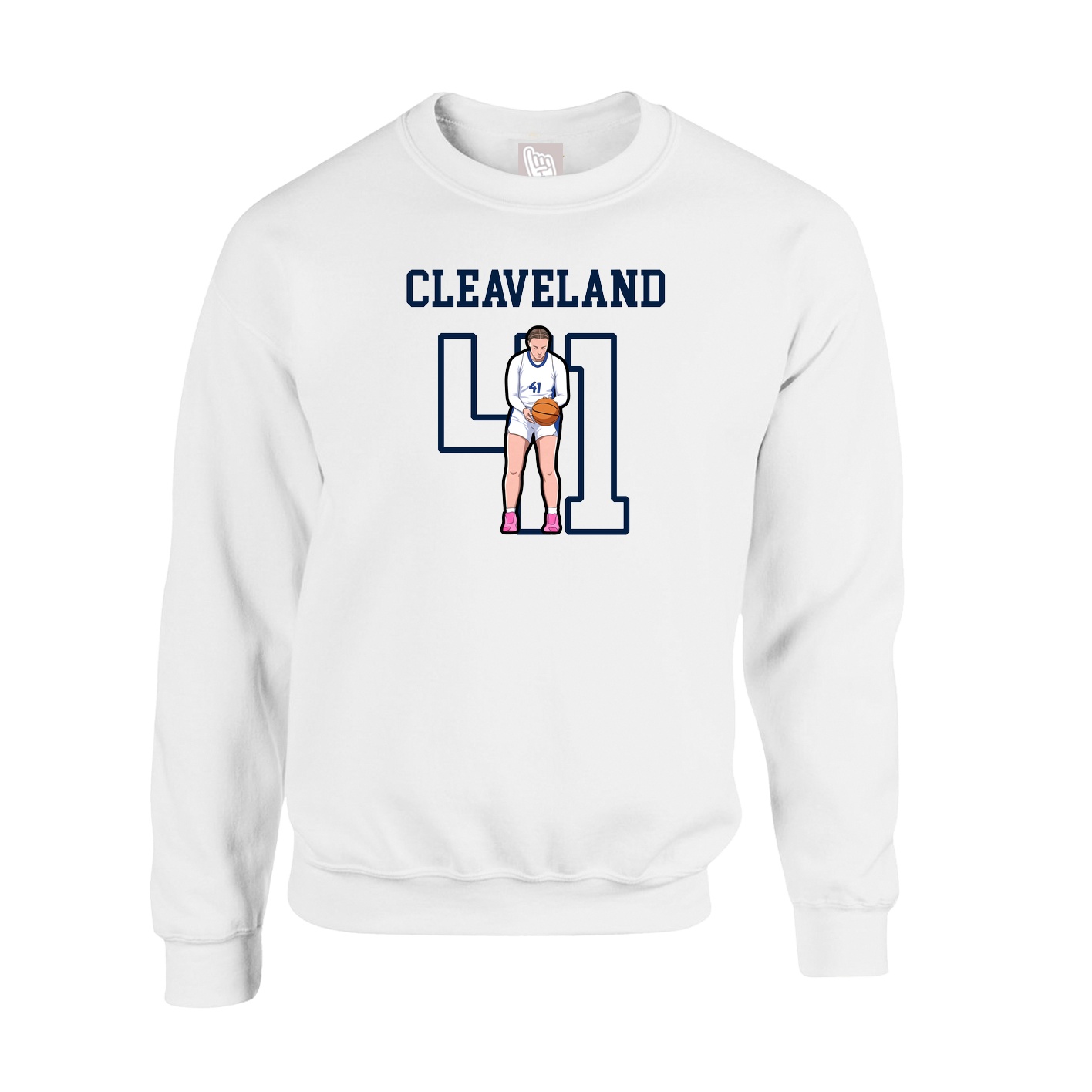 Fleece Crew — Shirsey in White