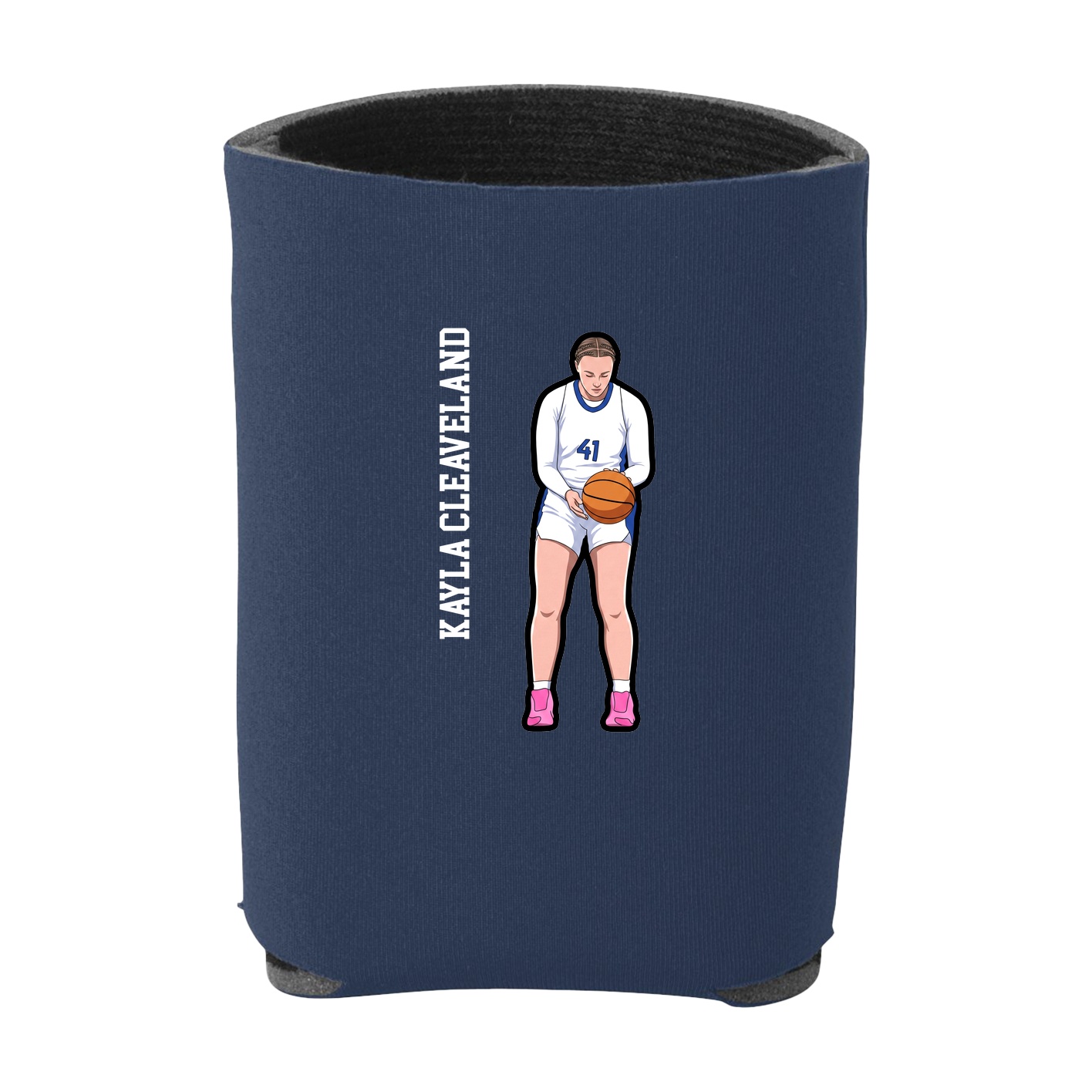 Can Holder — Name Vertical in Navy