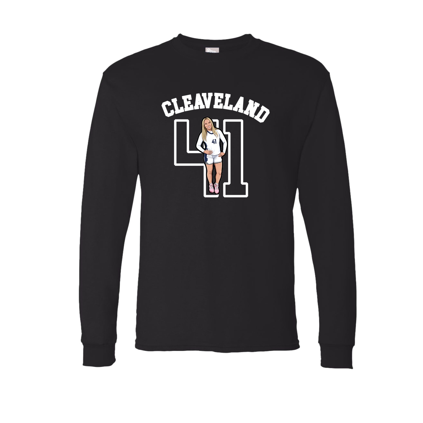 Long Sleeve Tee — Shirsey Arch in Black