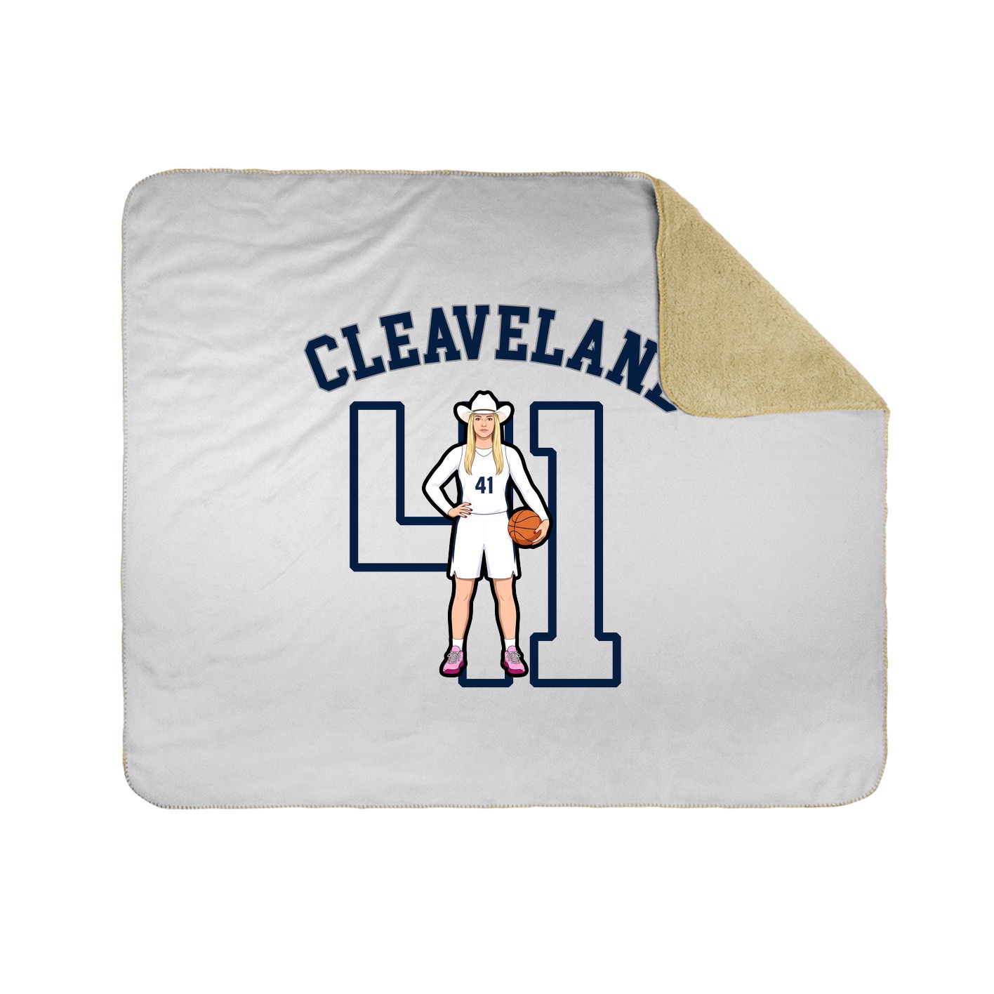 Throw Blanket — Shirsey Arch in White