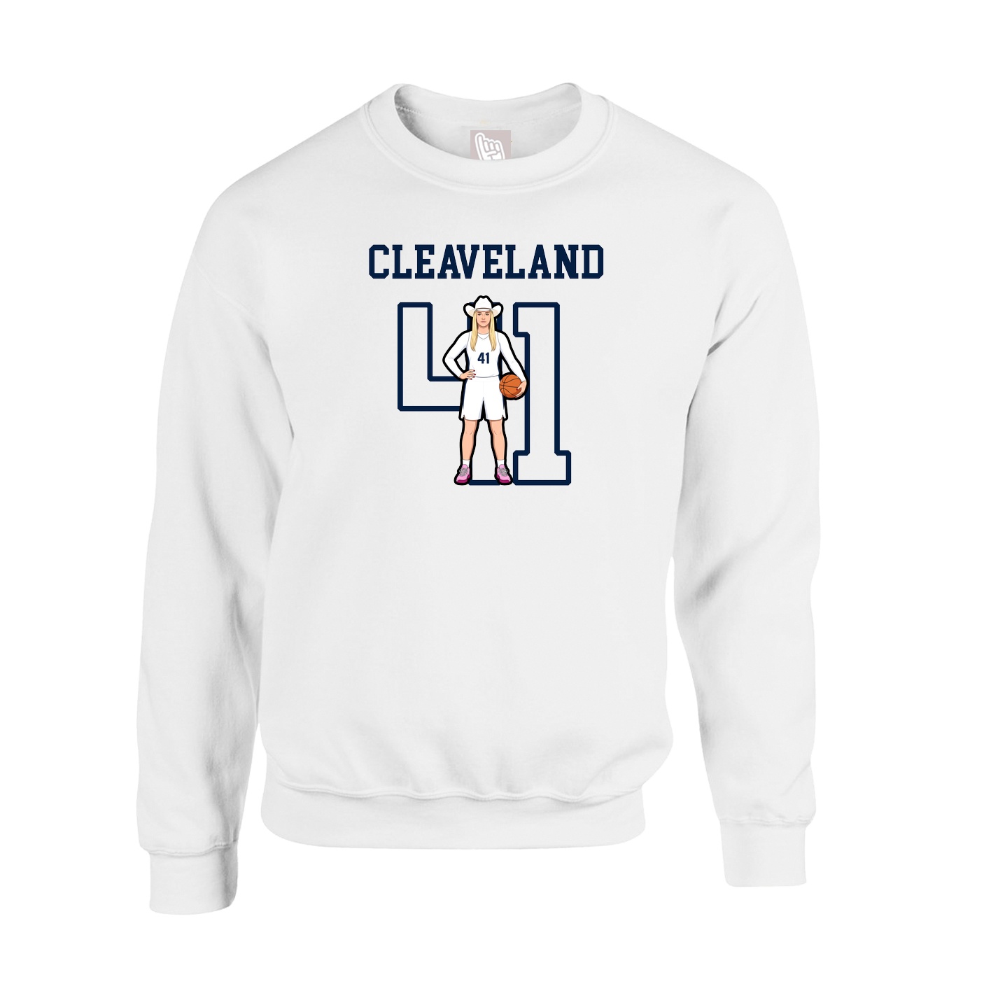 Fleece Crew — Shirsey in White