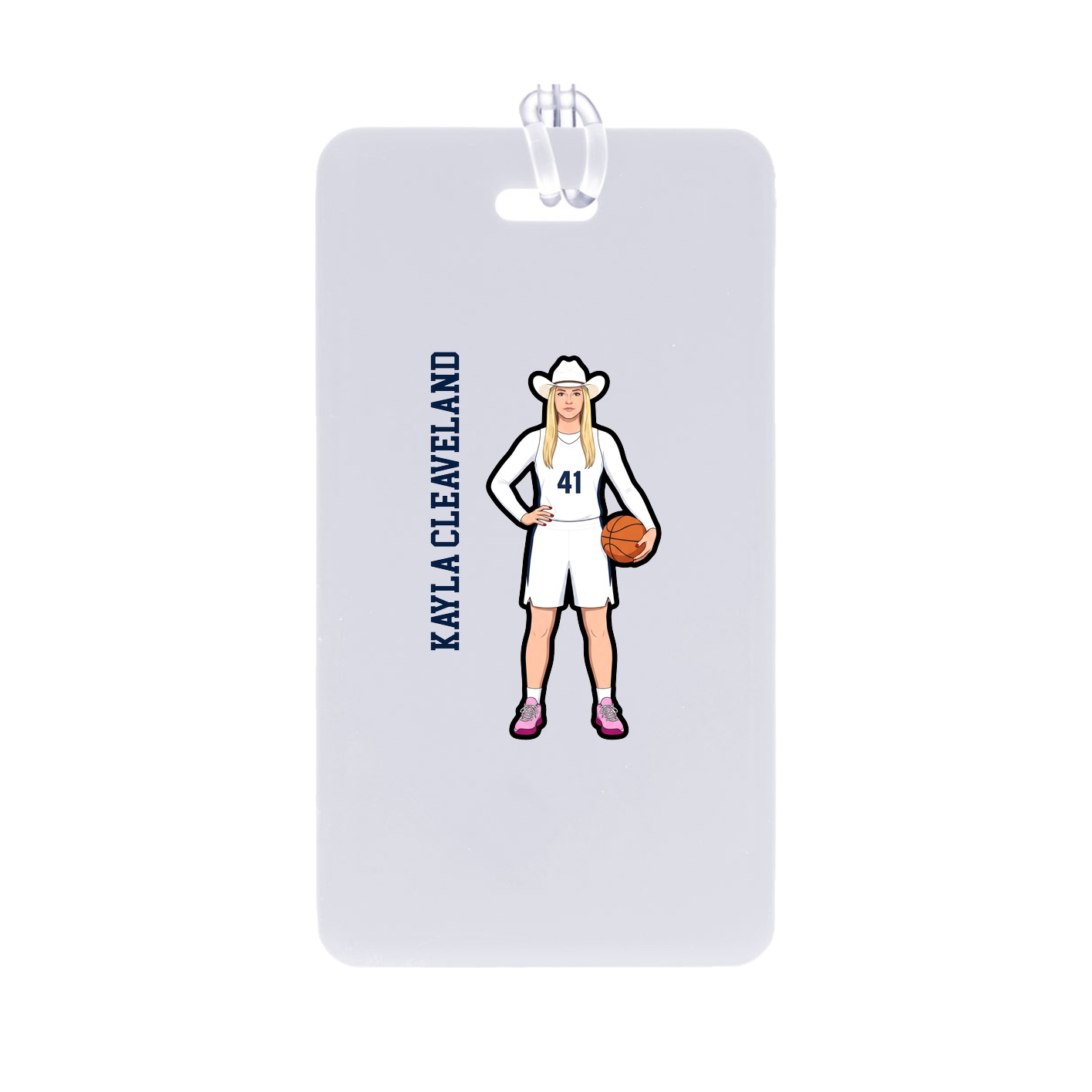 Bag Tag — Name Vertical in Classic