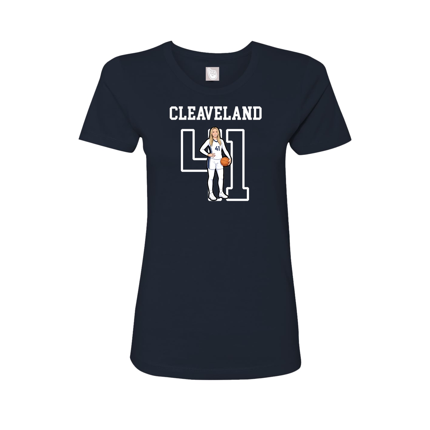 Fitted Women's Tee — Shirsey in Navy