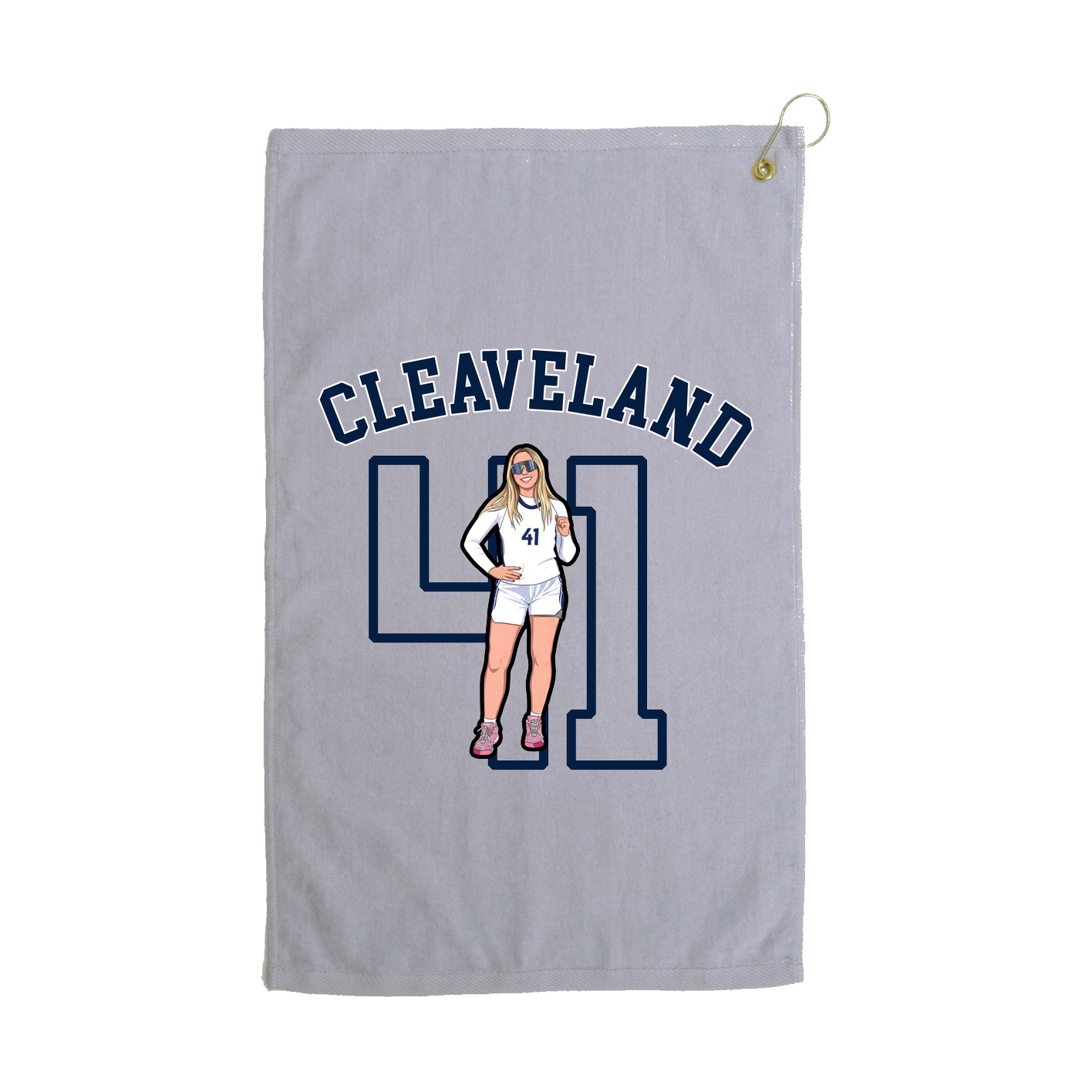 Golf Towel — Shirsey Arch in Grey
