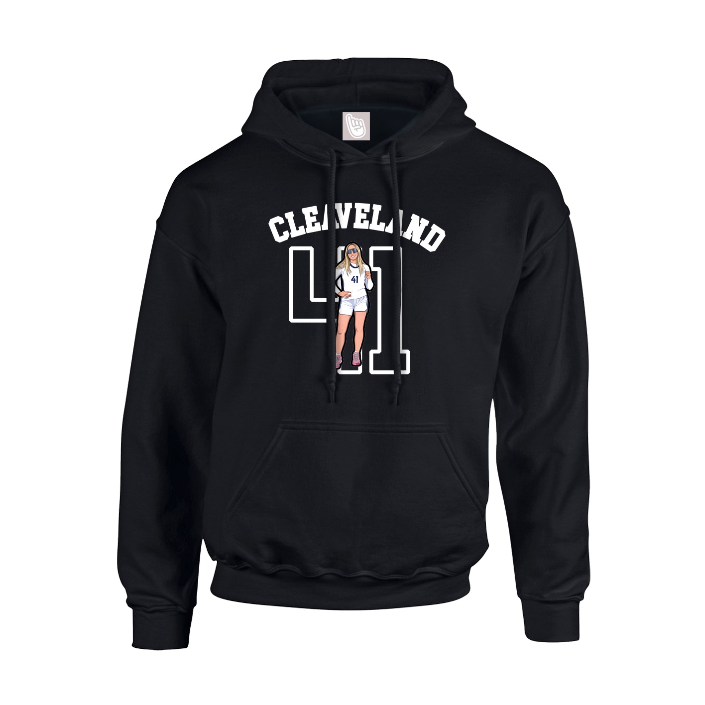 Youth Hoodie — Shirsey Arch in Black