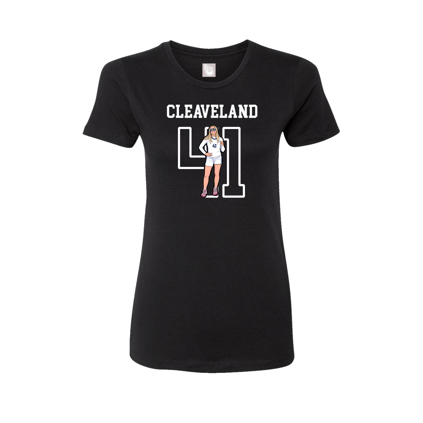 Fitted Women's Tee — Shirsey in Black