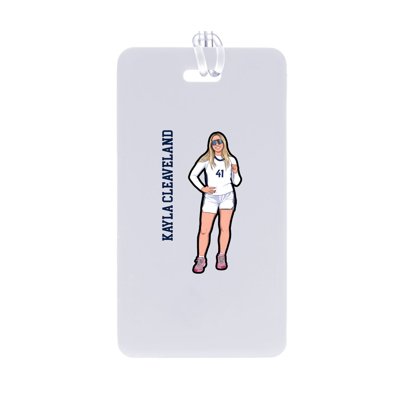 Bag Tag — Name Vertical in Classic