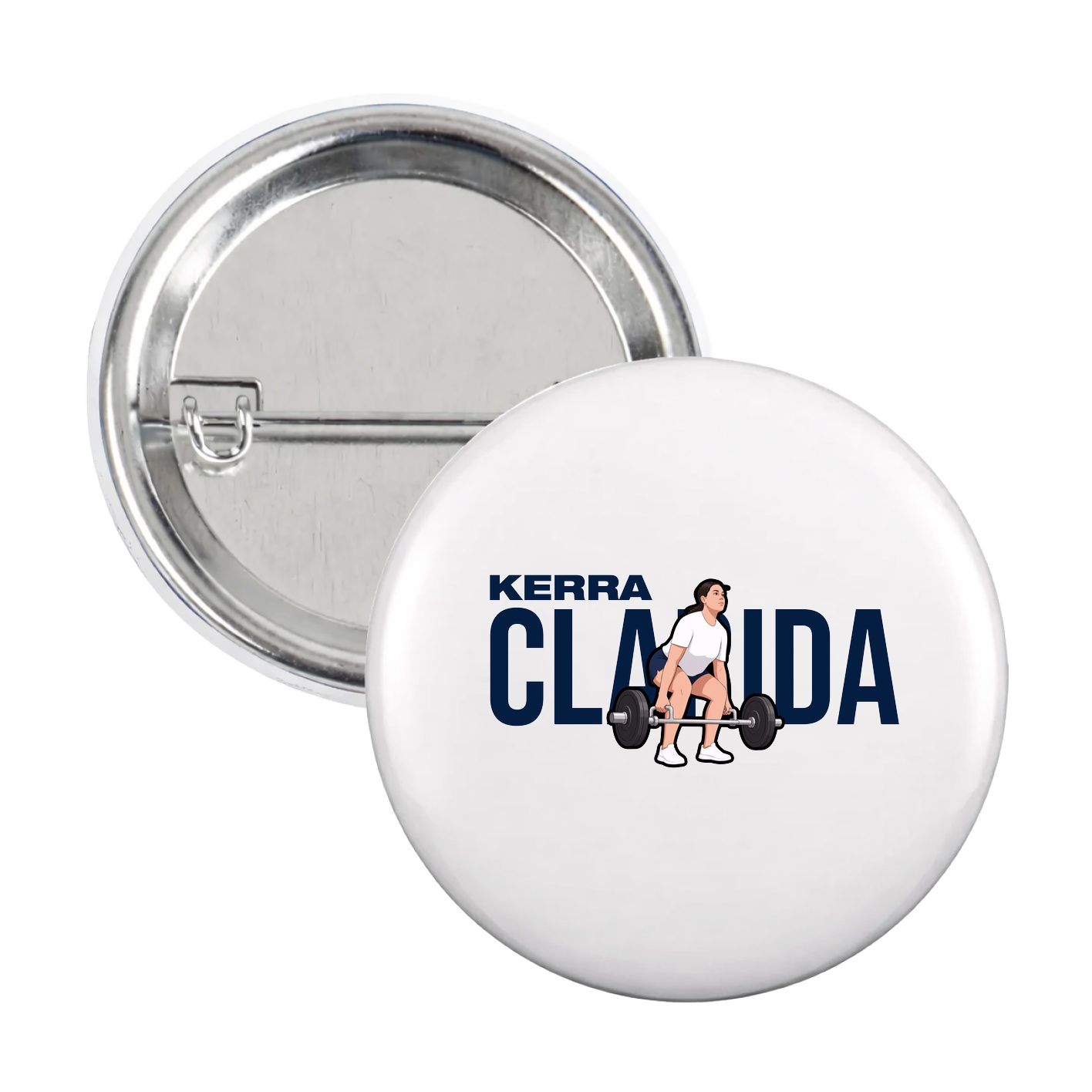 Game Day Button — Player Name in White