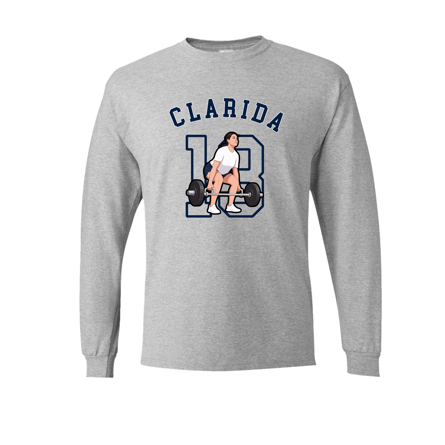 Long Sleeve Tee — Shirsey Arch in Grey