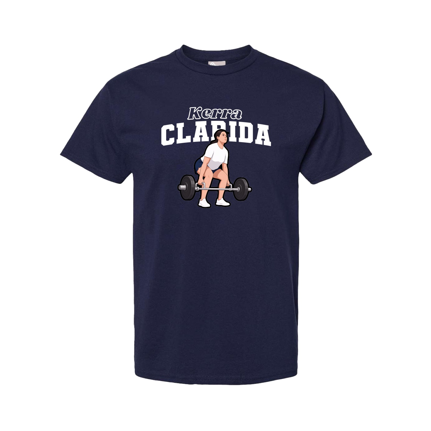Youth Tee — Name Arch in Navy