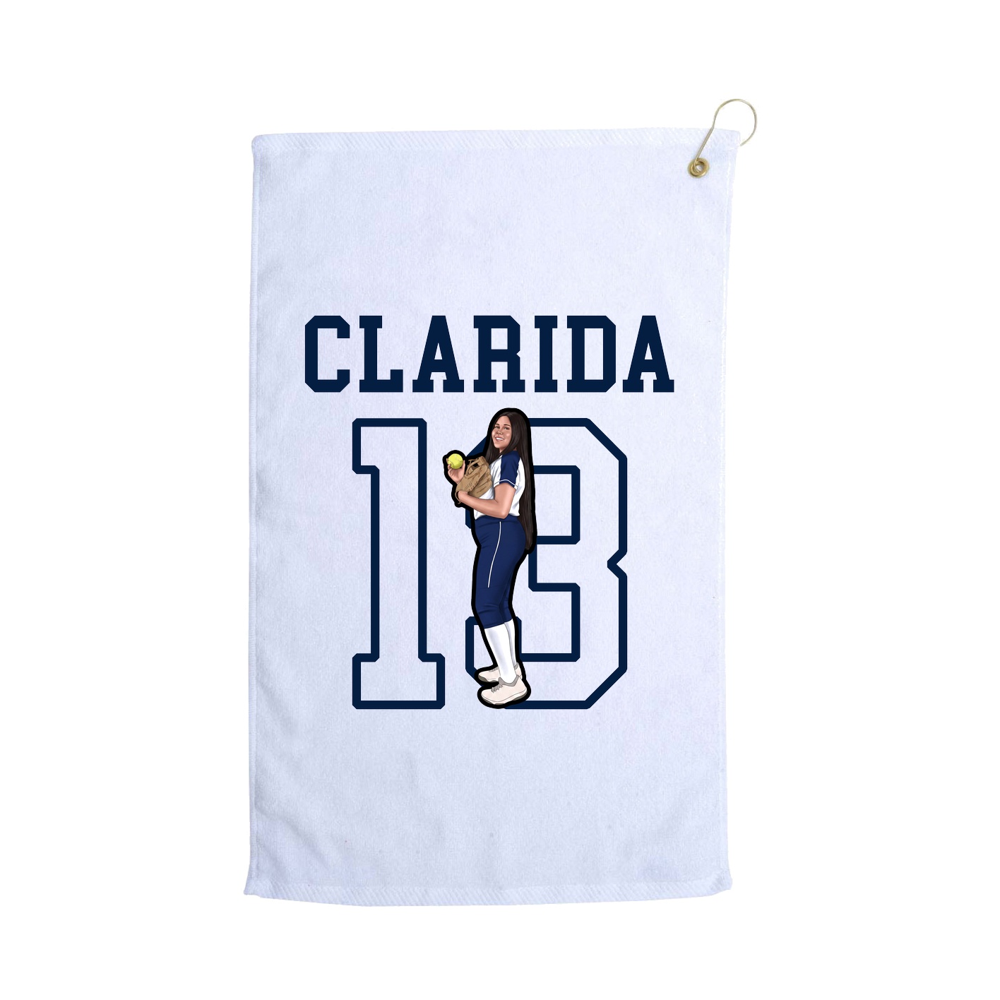 Golf Towel — Shirsey in White