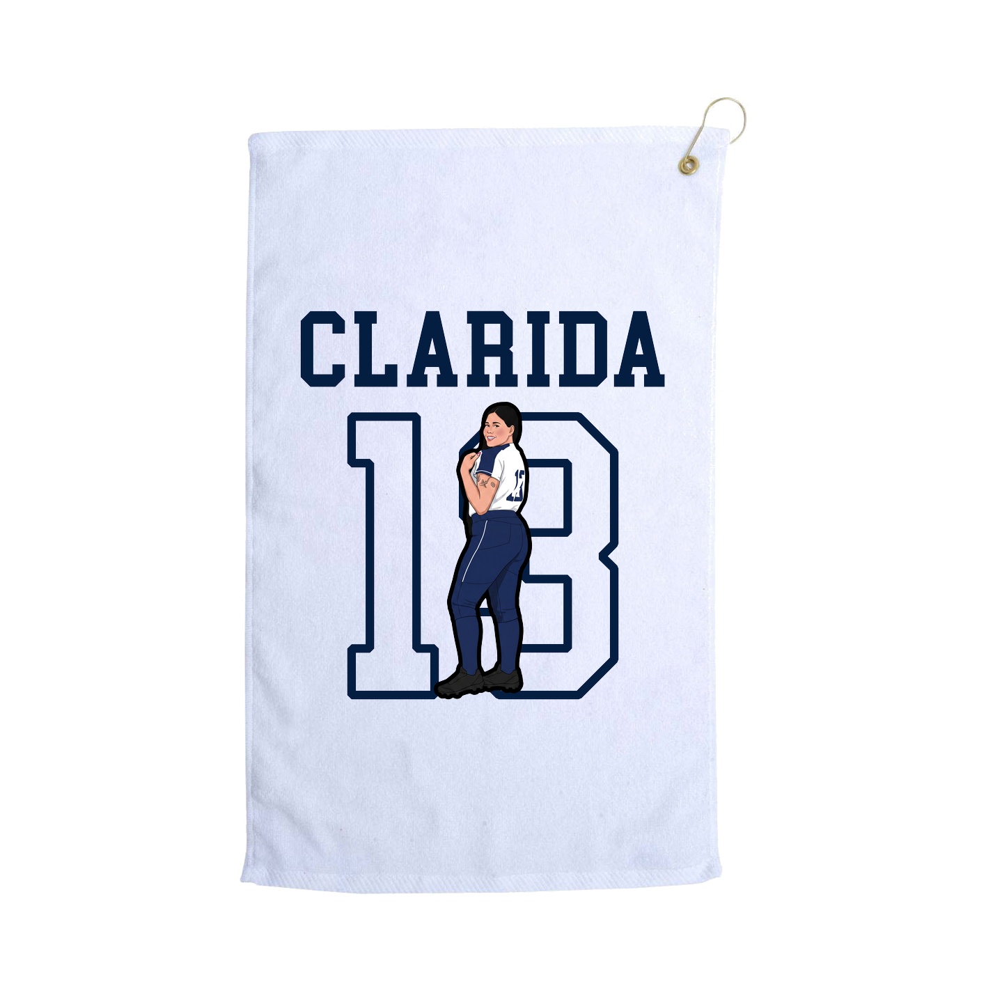 Golf Towel — Shirsey in White
