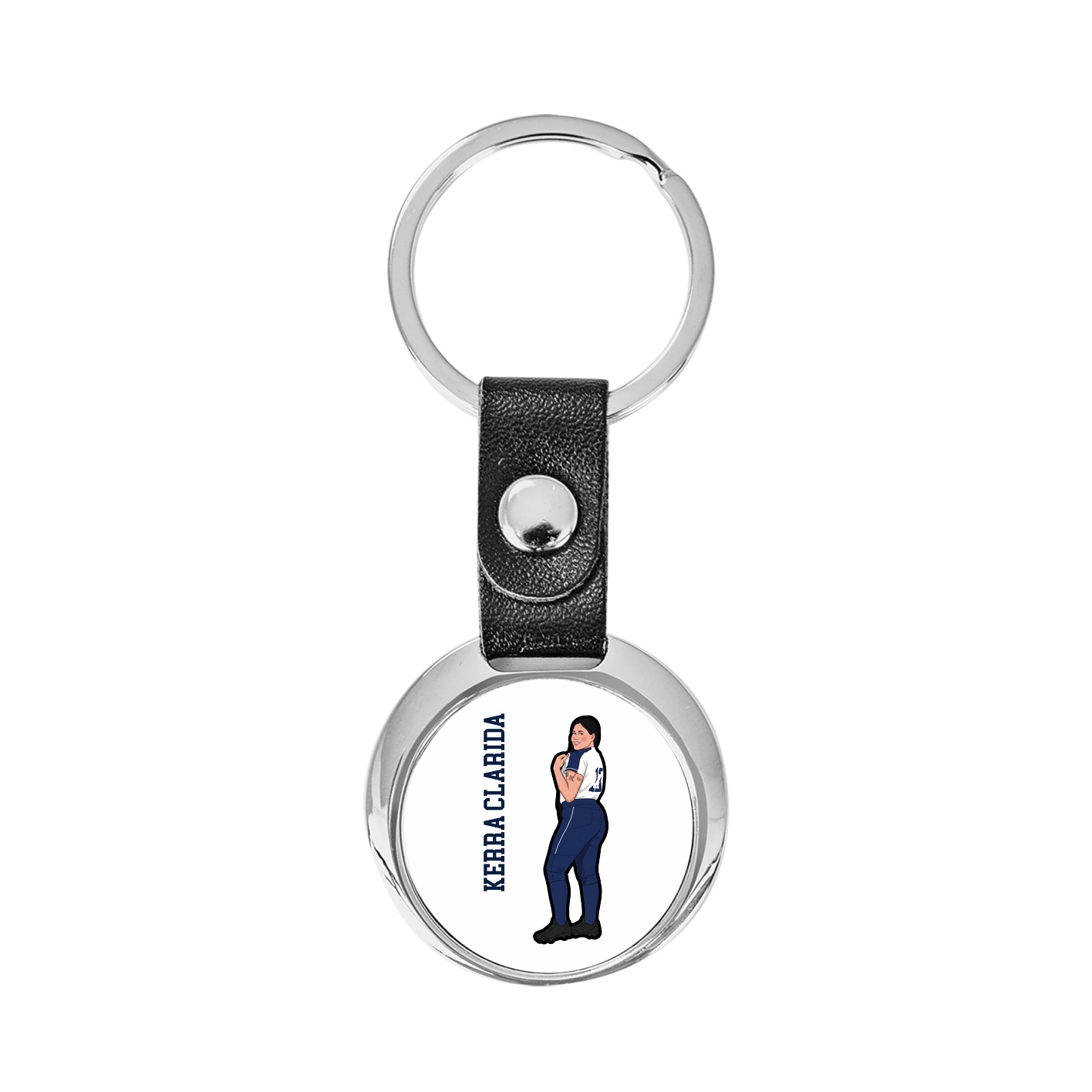 Key Chain — Name Vertical in Classic