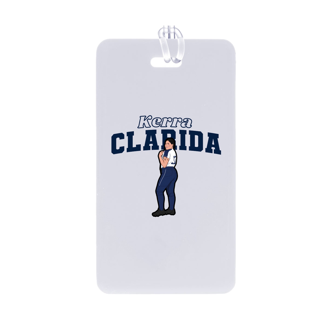 Bag Tag — Name Arch in Classic