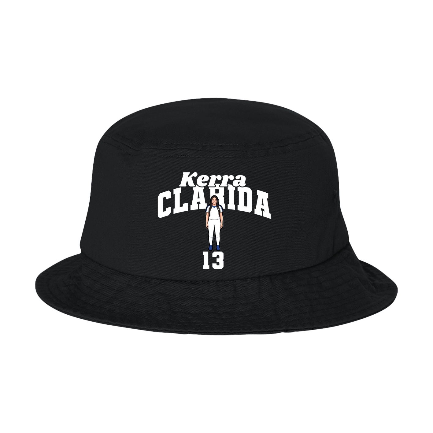Bucket Cap — Signature Arch in Black
