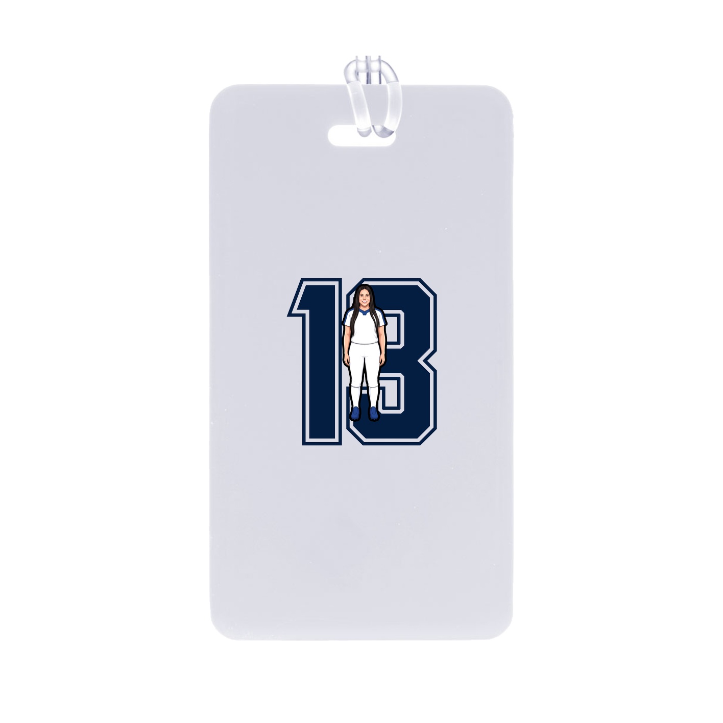 Bag Tag — Number in Classic