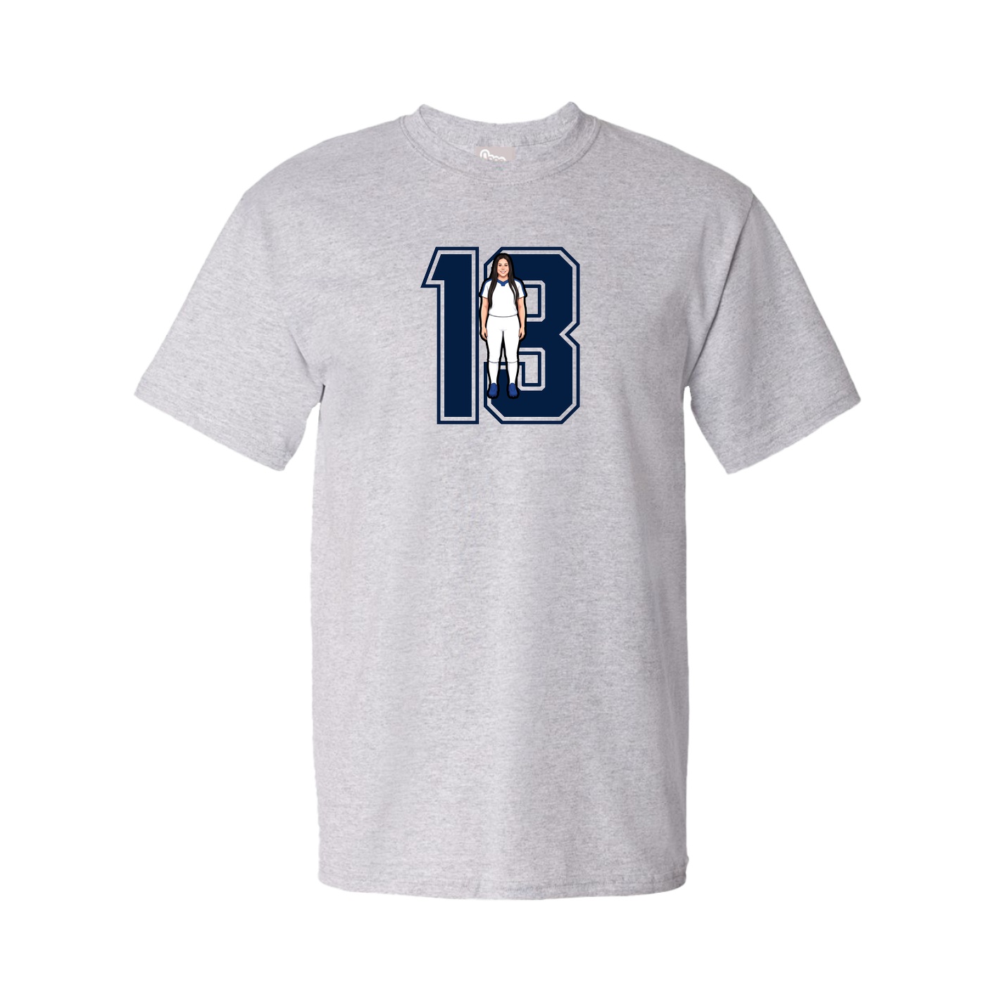 Tee — Number in Grey