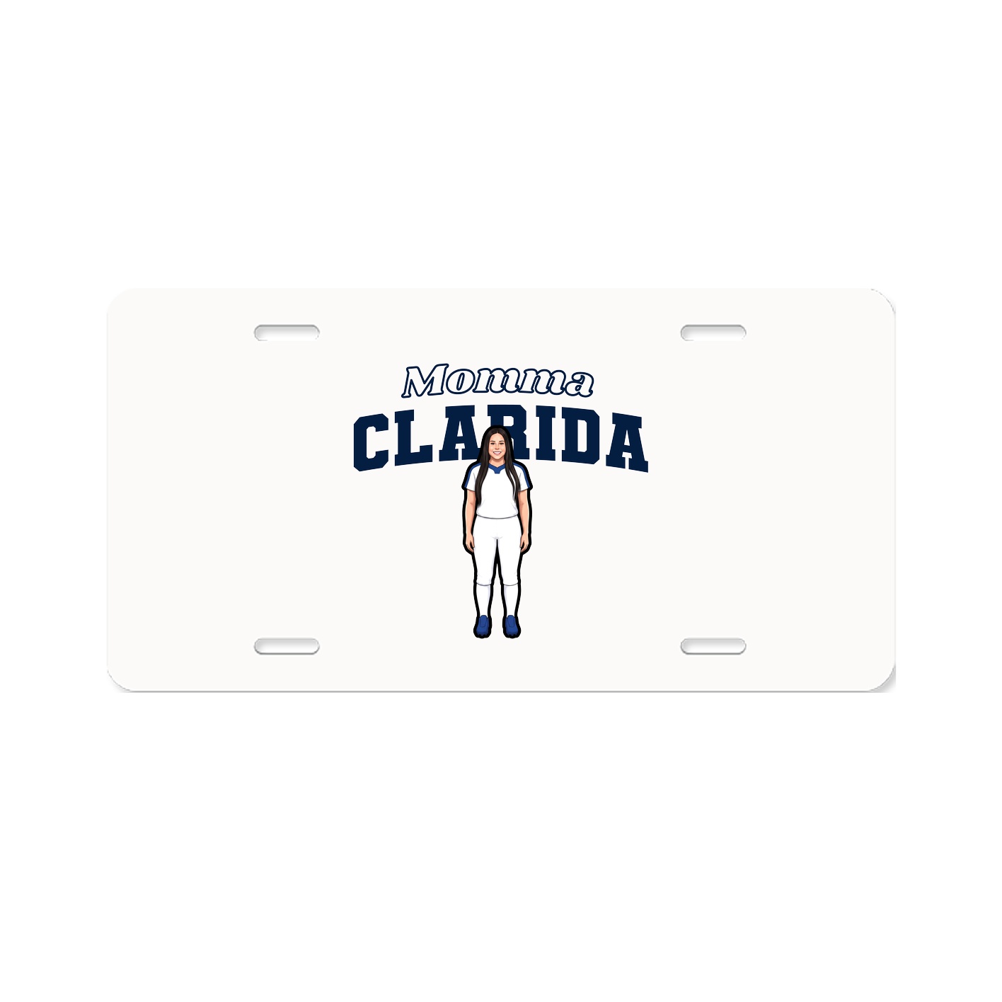 License Plate — Mothers Day Block in Classic