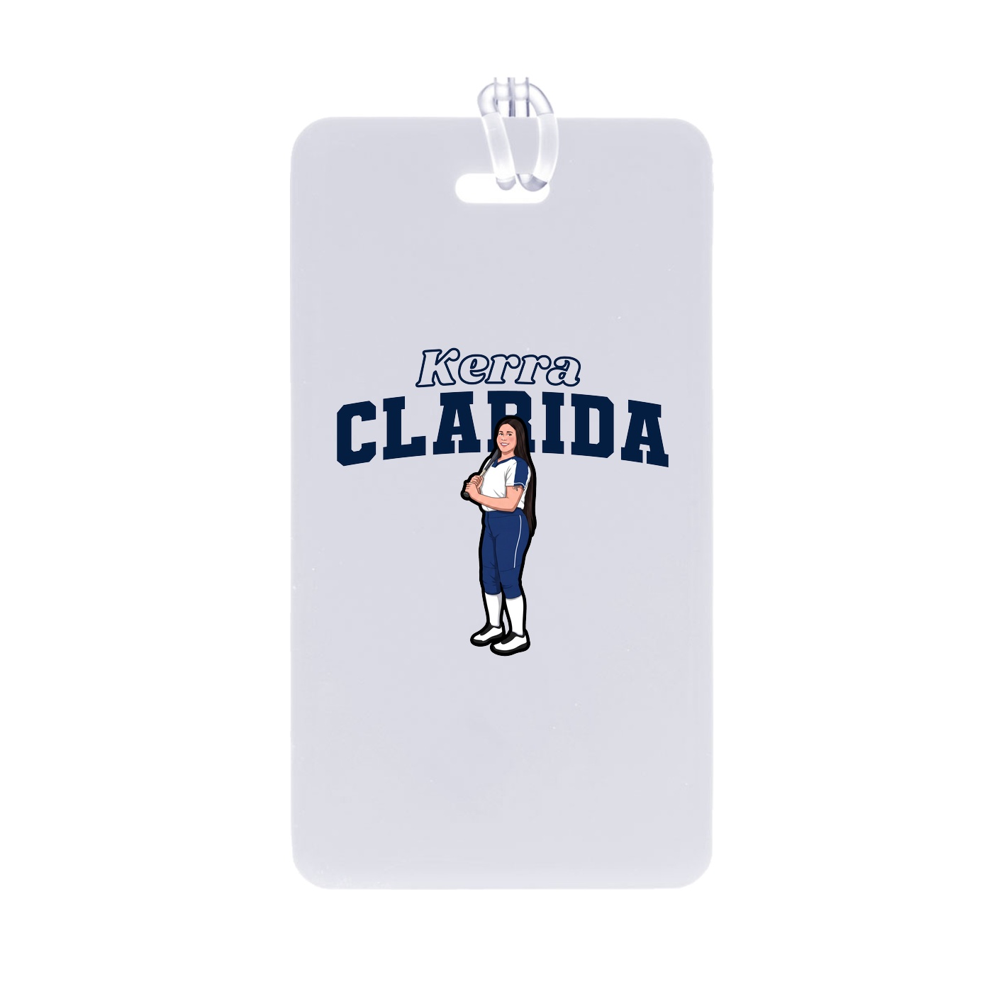 Bag Tag — Name Arch in Classic