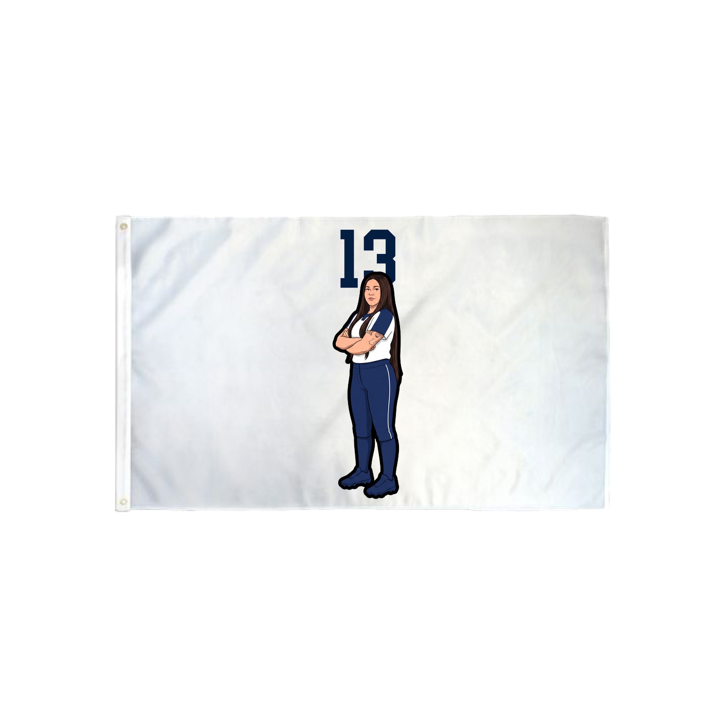 3x5 Flag — Number Top in Classic