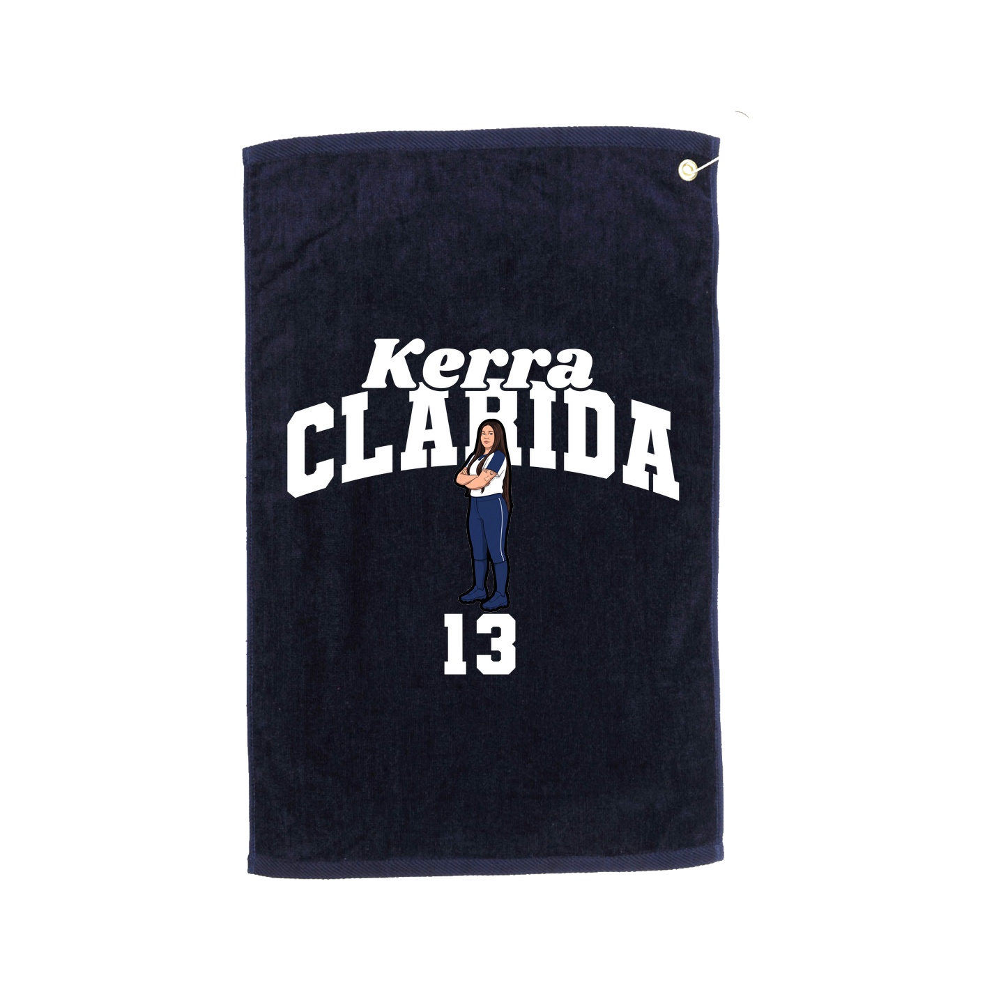 Golf Towel — Signature Arch in Navy