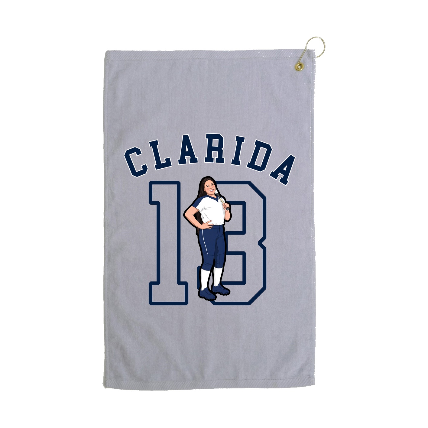Golf Towel — Shirsey Arch in Grey