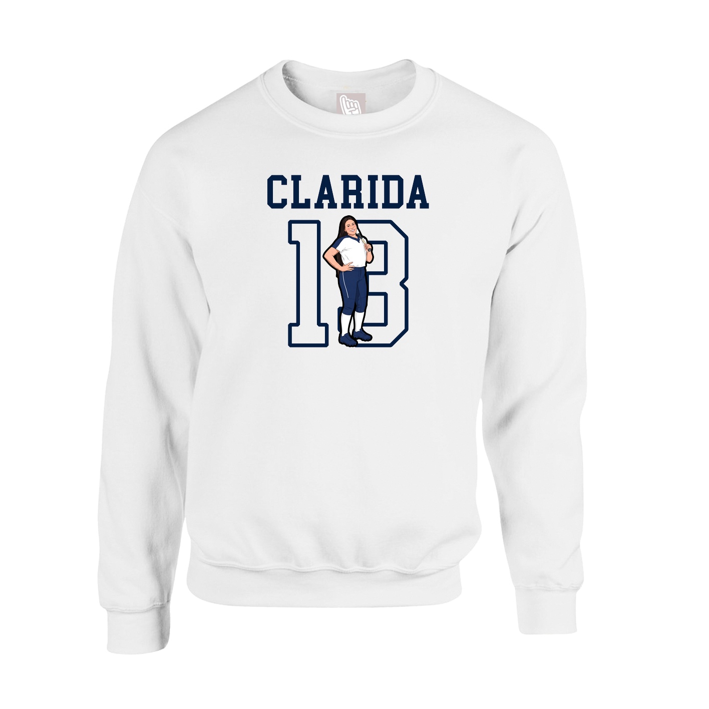 Fleece Crew — Shirsey in White