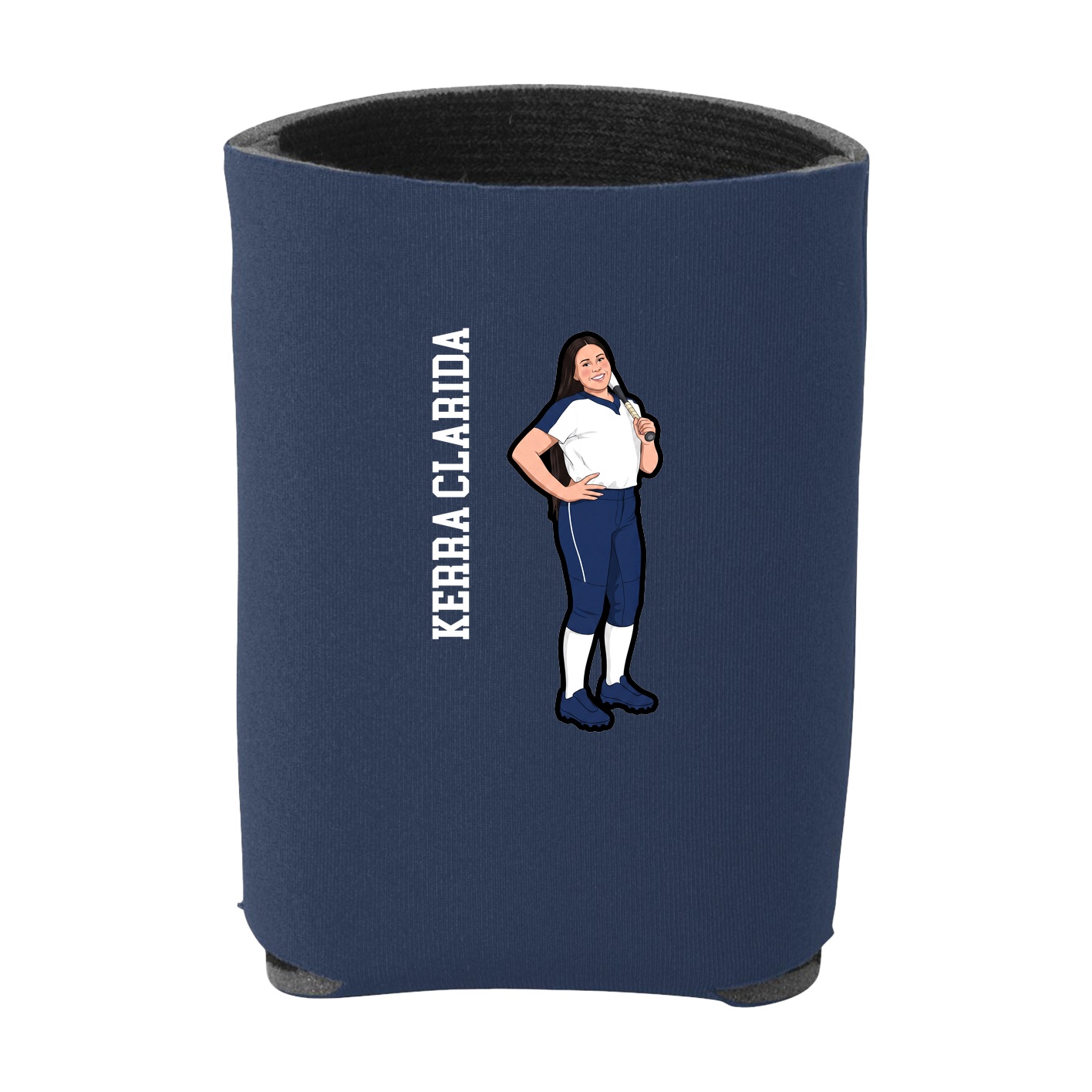 Can Holder — Name Vertical in Navy