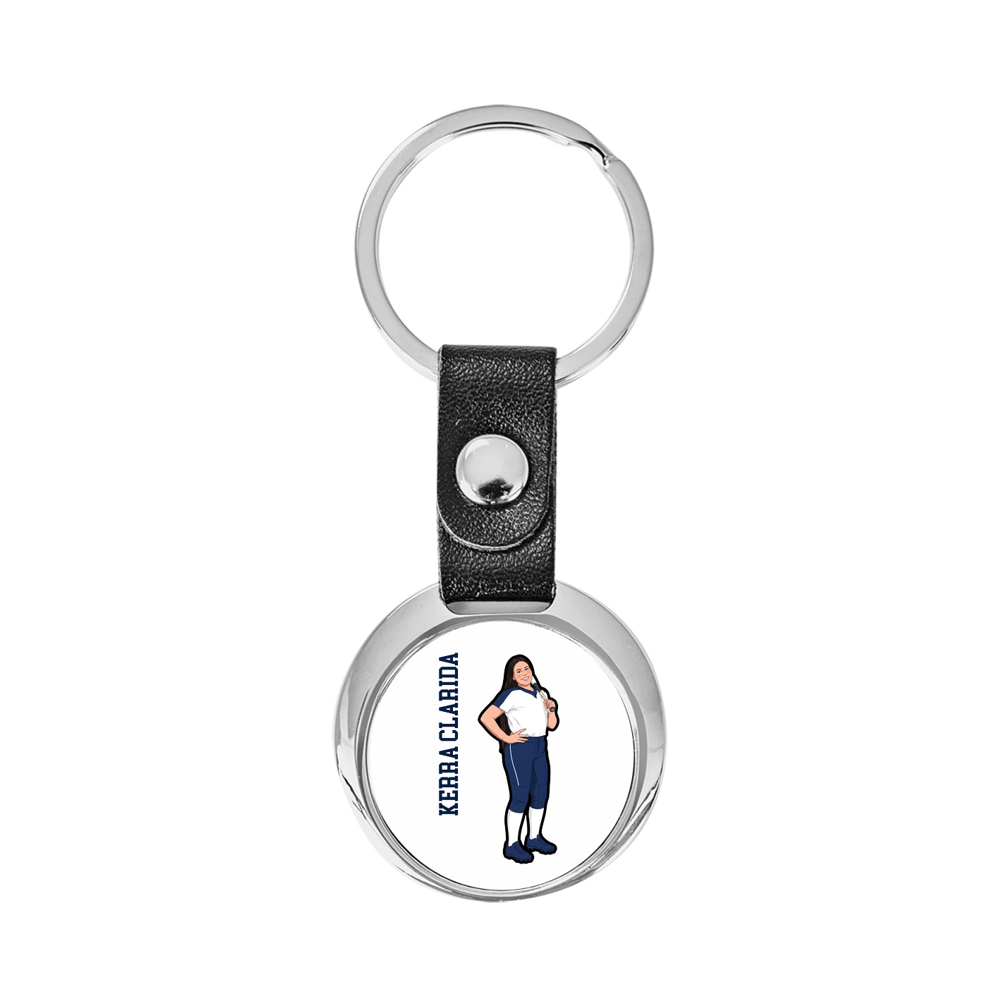 Key Chain — Name Vertical in Classic