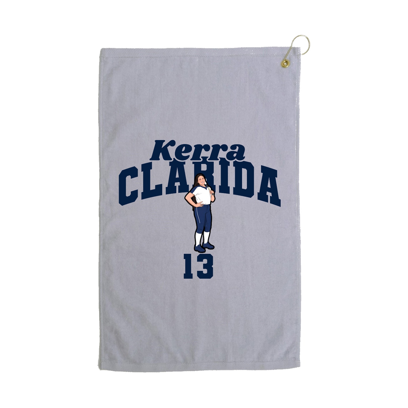 Golf Towel — Signature Arch in Grey