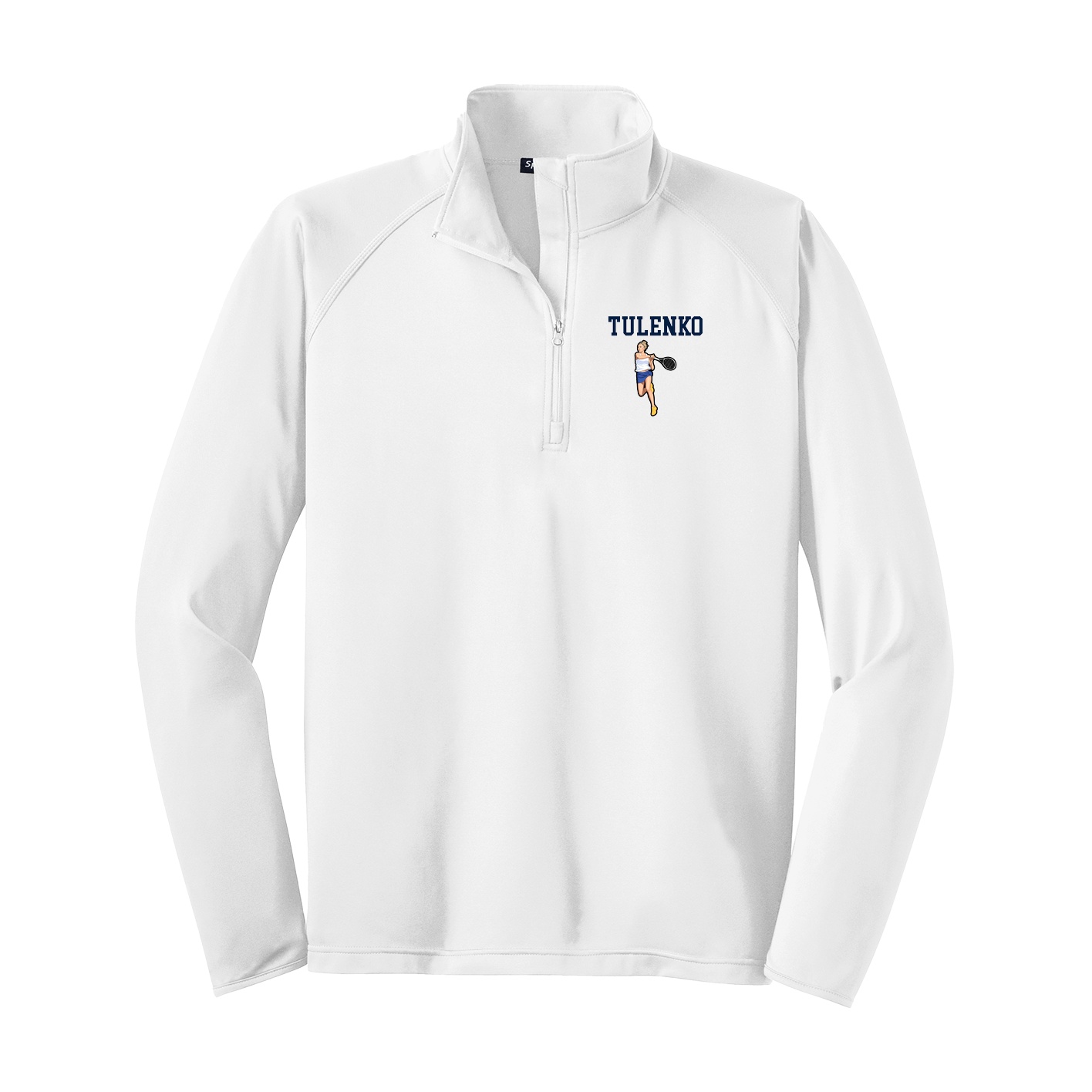 Q-Zip Pullover — Shirsey in White