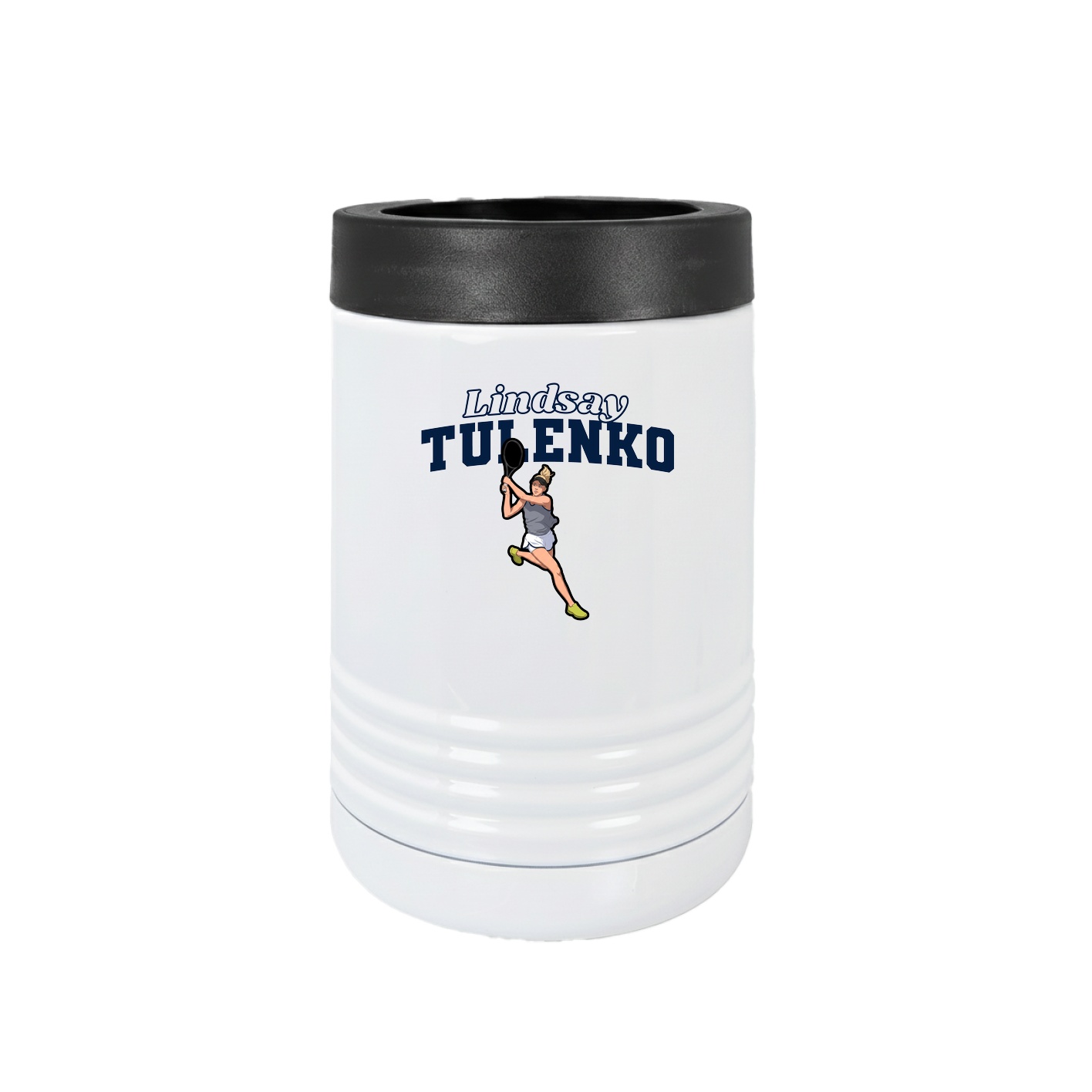 Beverage Holder — Name Arch in White