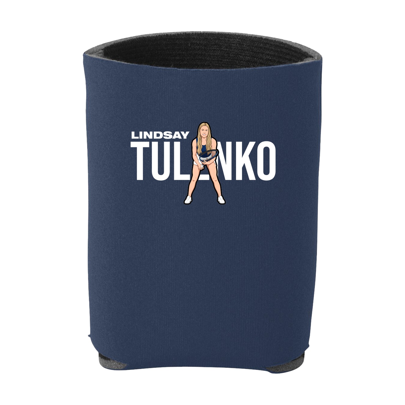 Can Holder — Player Name in Navy