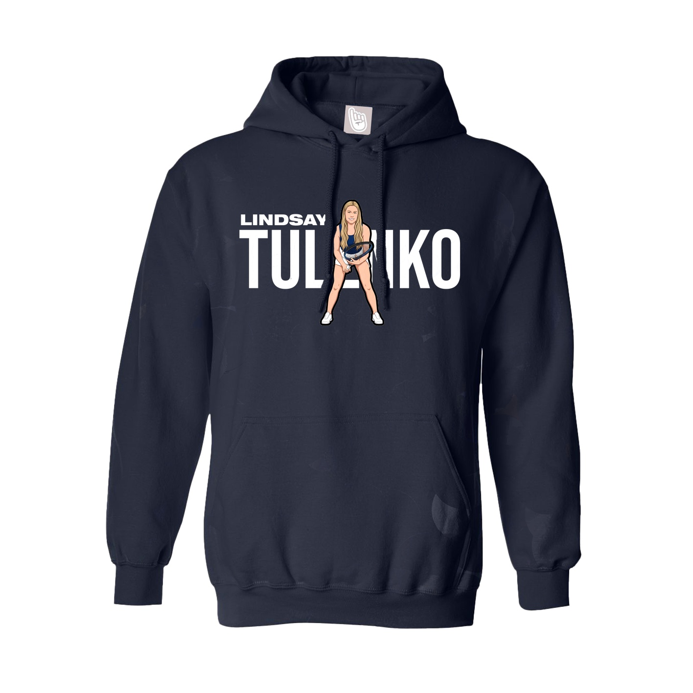 Youth Hoodie — Player Name in Navy