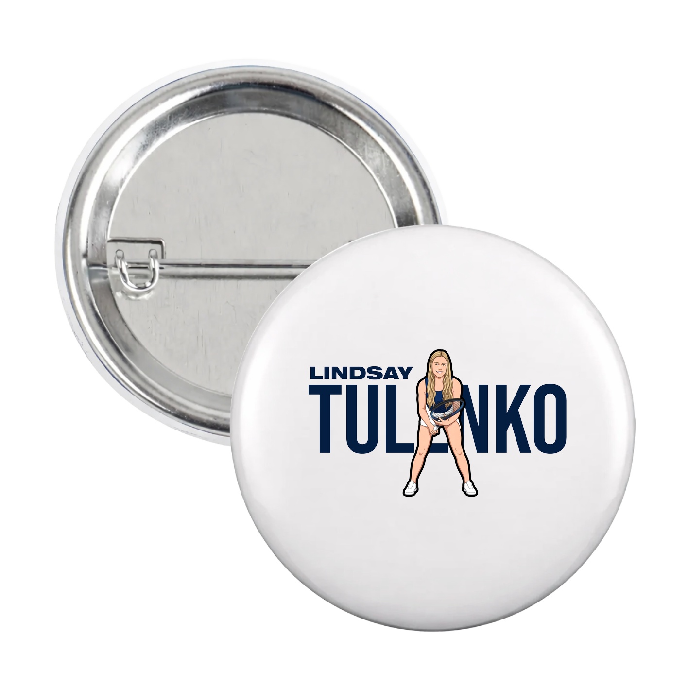 Game Day Button — Player Name in White